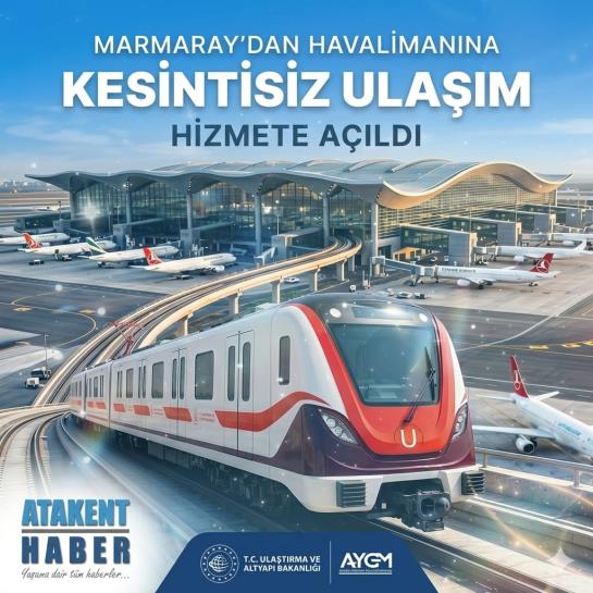 Halkalı-İstanbul Havalimanı Metro Hattı Açıldı!