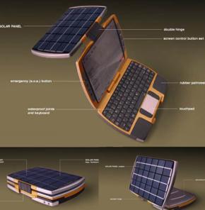 Güneş enerjili Notebook