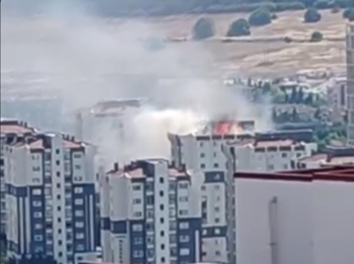 Atakent’te Korkutan Yangın